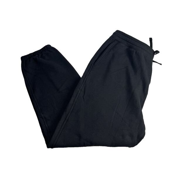 American Giant Mens Classic Sweatpants Jogger XXL Black Mid Weight Cotton Fleece